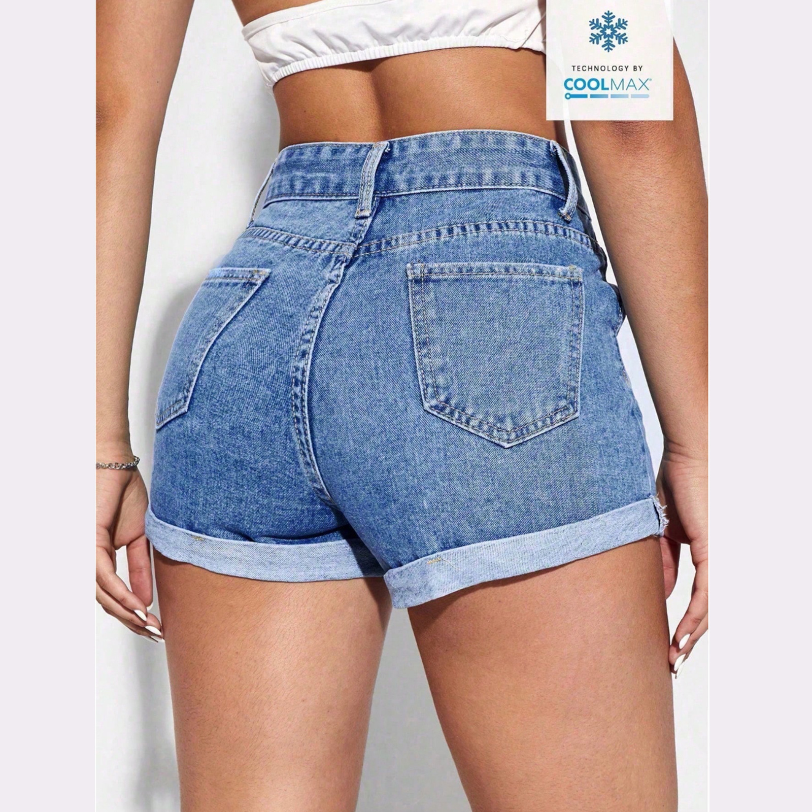 New 2026 Summer Wide-Leg Denim Shorts - Image 5