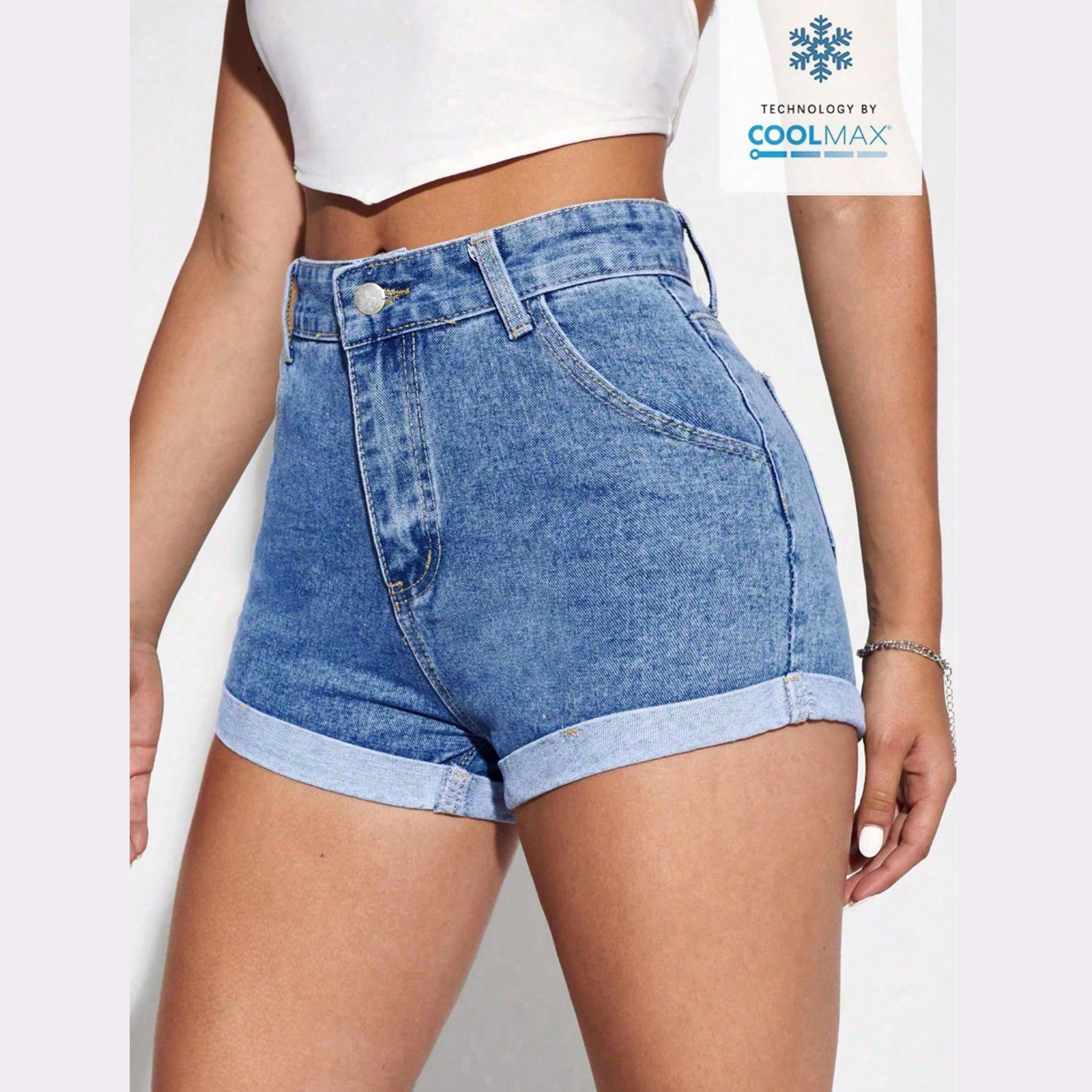 New 2026 Summer Wide-Leg Denim Shorts - Image 4